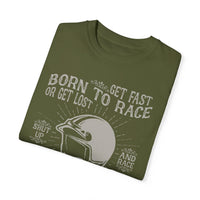 (Motorrad) Unisex-T-Shirt, stückgefärbt