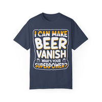 Unisex-T-Shirt aus stückgefärbtem Material