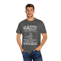 Militärisches Unisex-T-Shirt, stückgefärbt