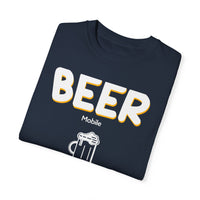 Unisex-T-Shirt mit Alkohol-Motiv, stückgefärbt
