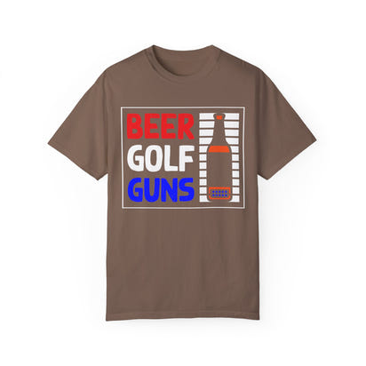 Unisex-T-Shirt aus stückgefärbtem Material