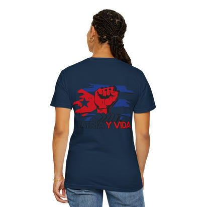 Patria y Vida Unisex Garment-Dyed T-shirt