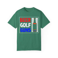 Unisex-T-Shirt aus stückgefärbtem Material