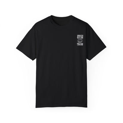 Camiseta unisex teñida de fitness (diseño en la espalda) 10