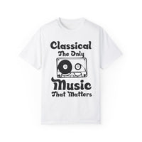 (Música)Camiseta unisex teñida en prenda