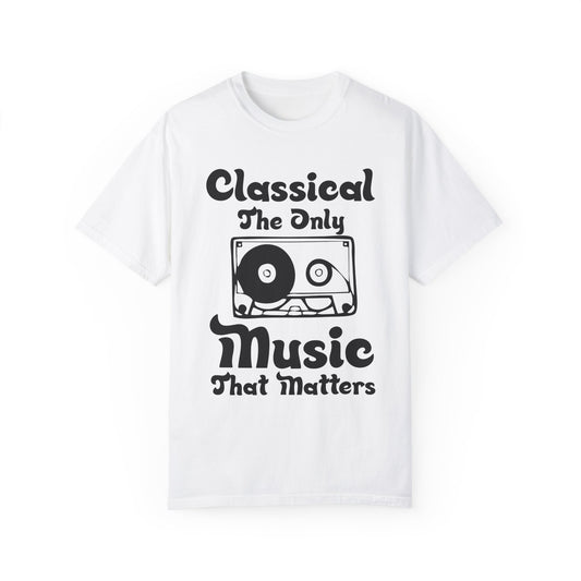 (Music)Unisex Garment-Dyed T-shirt