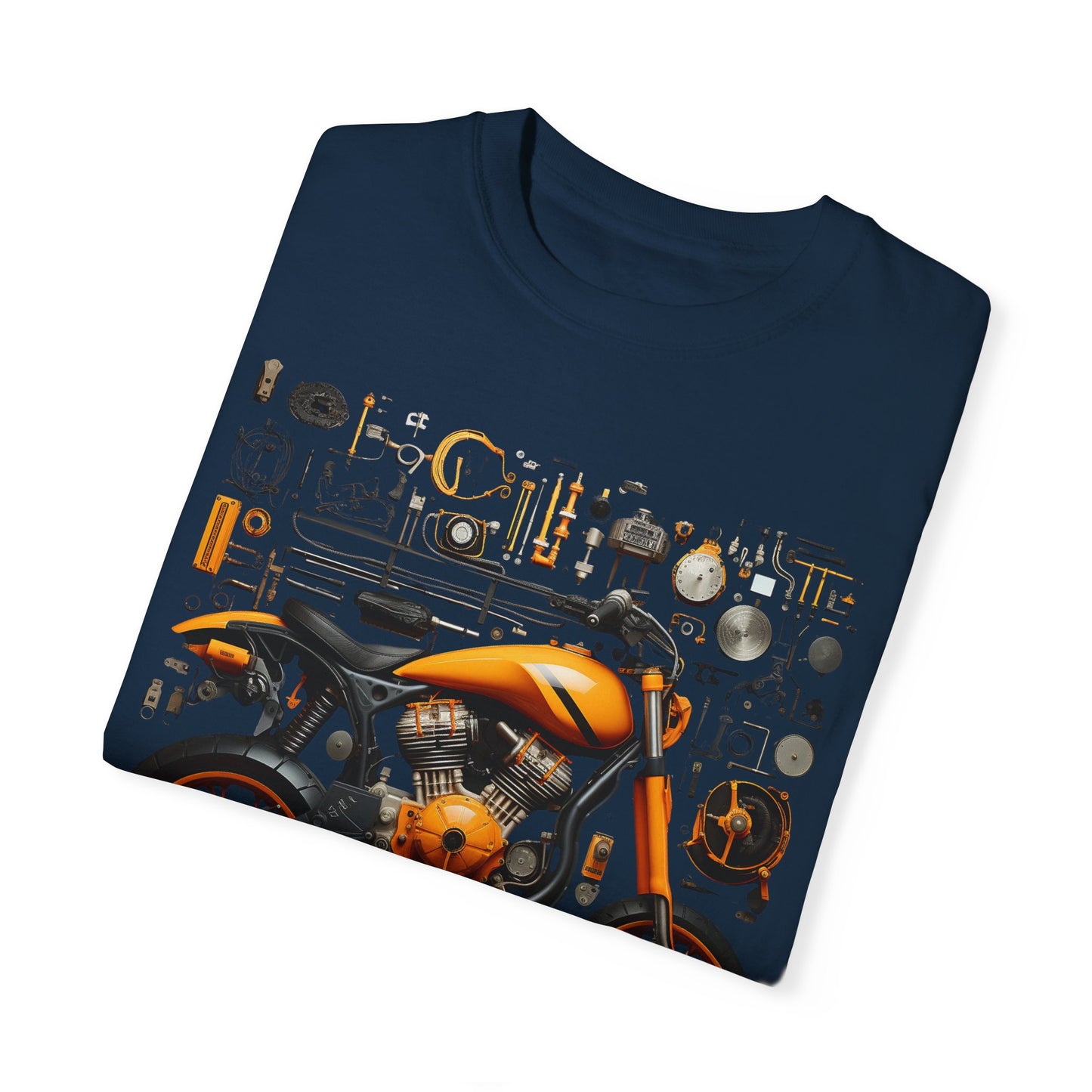 Artistic touch (Motorbike) Unisex Garment-Dyed T-shirt