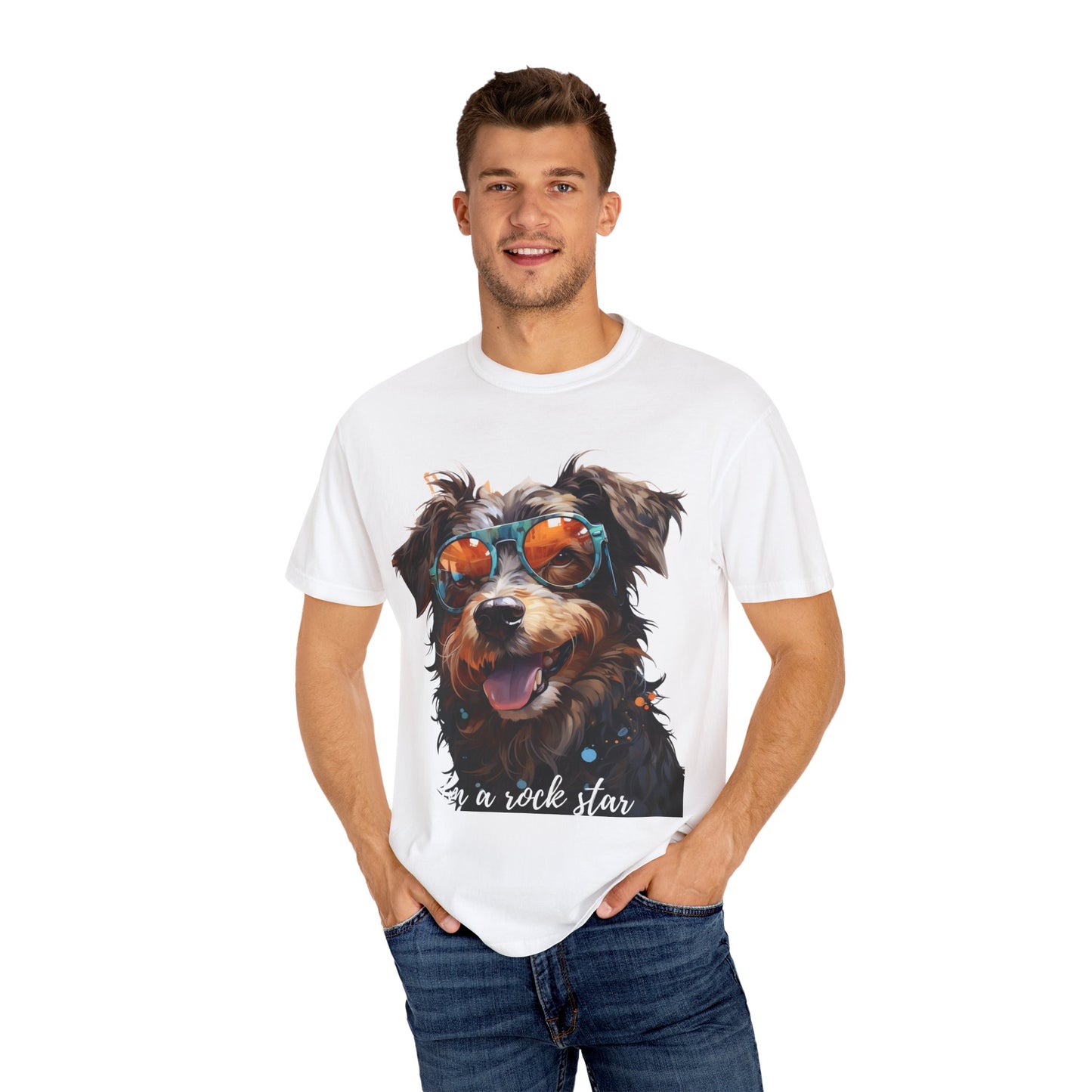 Artistic touch (Dogs) Unisex Garment-Dyed T-shirt