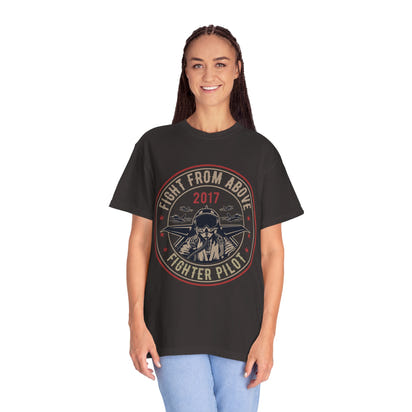 Militärisches Unisex-T-Shirt, stückgefärbt