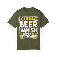 Unisex-T-Shirt aus stückgefärbtem Material