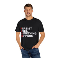 Unisex-T-Shirt aus stückgefärbtem Material