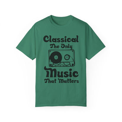 (Música)Camiseta unisex teñida en prenda