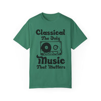 (Música)Camiseta unisex teñida en prenda