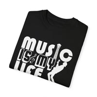 (Música)Camiseta unisex teñida en prenda