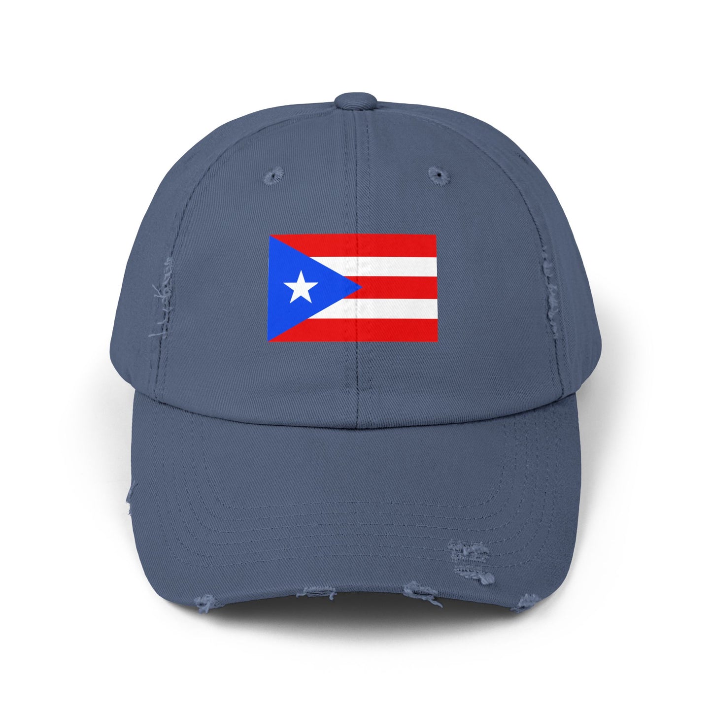 Puerto-Rico-Cap im Used-Look | Unisex-Cap | Lässige Sommermütze | Outdoor-Ausrüstung | Flaggenmütze | Perfektes Geschenk für die Feiertage