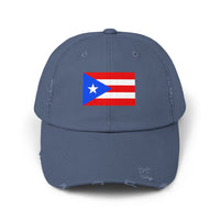 Puerto-Rico-Cap im Used-Look | Unisex-Cap | Lässige Sommermütze | Outdoor-Ausrüstung | Flaggenmütze | Perfektes Geschenk für die Feiertage