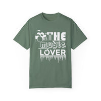 (Música)Camiseta unisex teñida en prenda