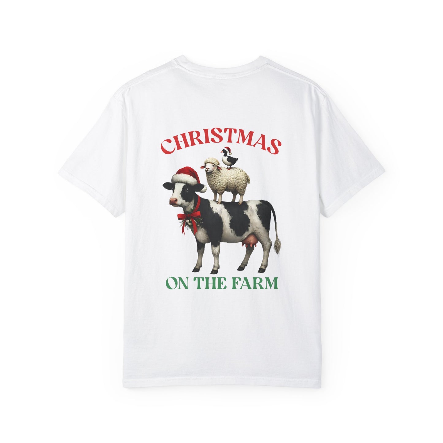 Christmas Unisex Garment-Dyed T-shirt 7