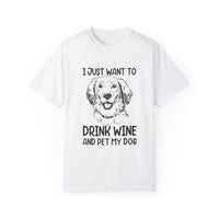 Unisex-T-Shirt aus stückgefärbtem Material