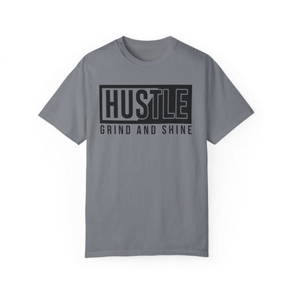 Unisex-T-Shirt aus stückgefärbtem Material