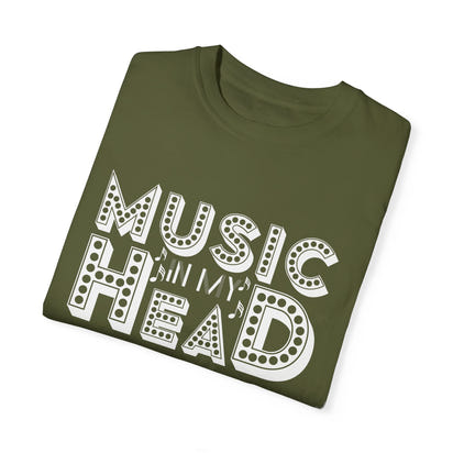 (Música)Camiseta unisex teñida en prenda