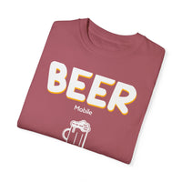 Unisex-T-Shirt mit Alkohol-Motiv, stückgefärbt