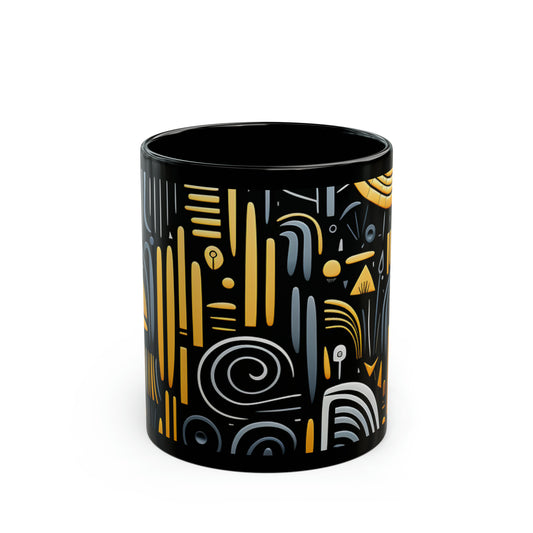 Mug artistic touch ceramic mug 11oz.