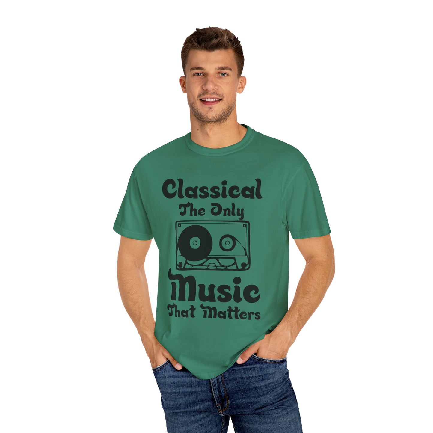 (Music)Unisex Garment-Dyed T-shirt