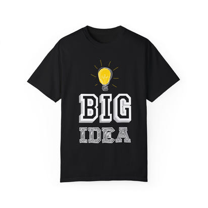 Unisex-T-Shirt aus stückgefärbtem Material