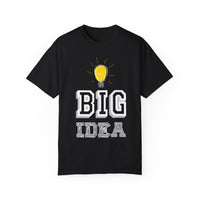 Unisex-T-Shirt aus stückgefärbtem Material