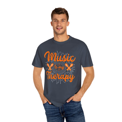 (Música)Camiseta unisex teñida en prenda