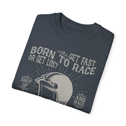 (Motorrad) Unisex-T-Shirt, stückgefärbt