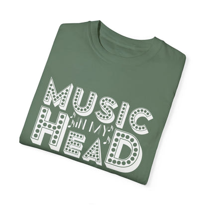 (Música)Camiseta unisex teñida en prenda