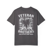 Military Unisex Garment-Dyed T-shirt