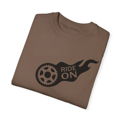 Camiseta unisex teñida en prenda Bike