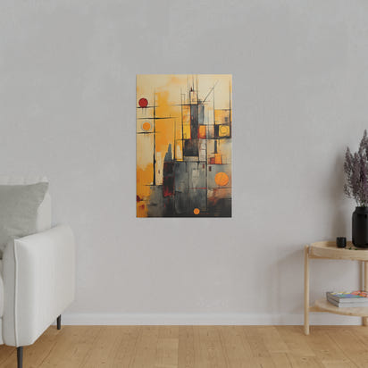 Leinwandbild „Nachbarschaft“, matt, auf Keilrahmen, 0,75 Zoll