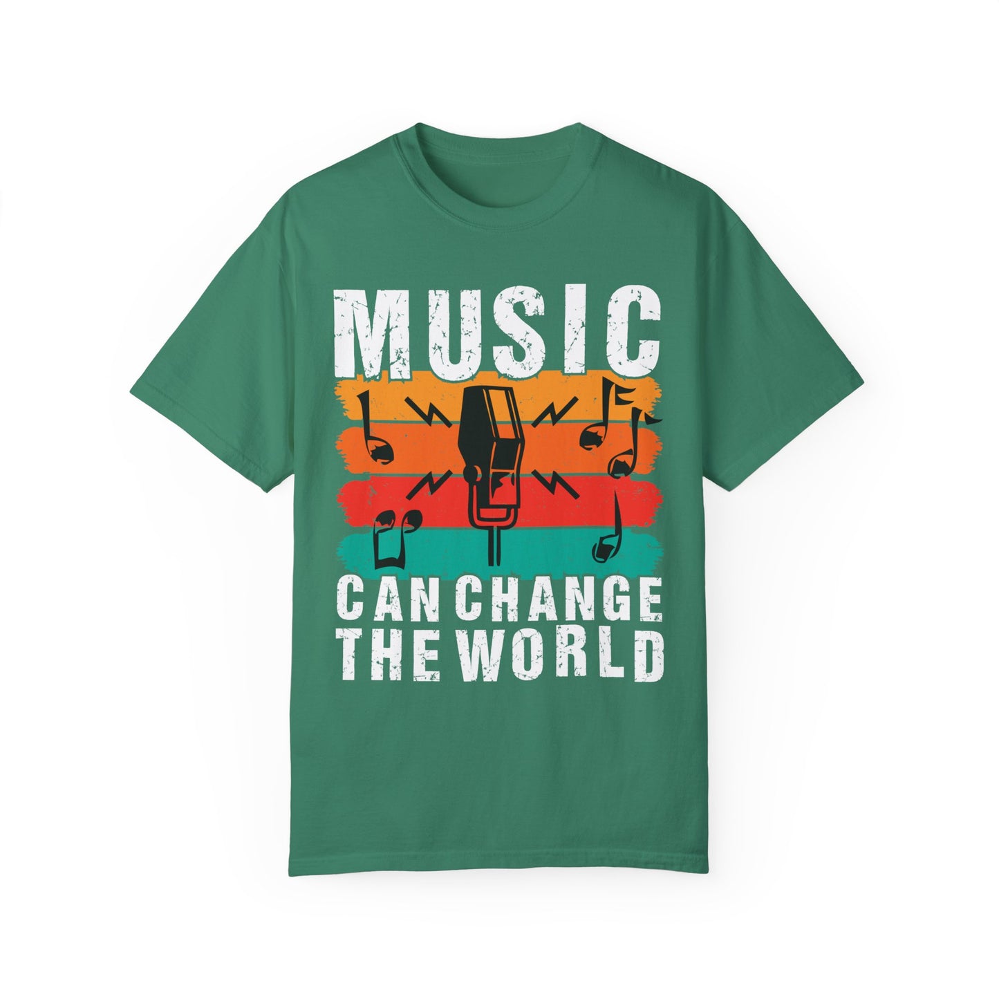 (Music)Unisex Garment-Dyed T-shirt