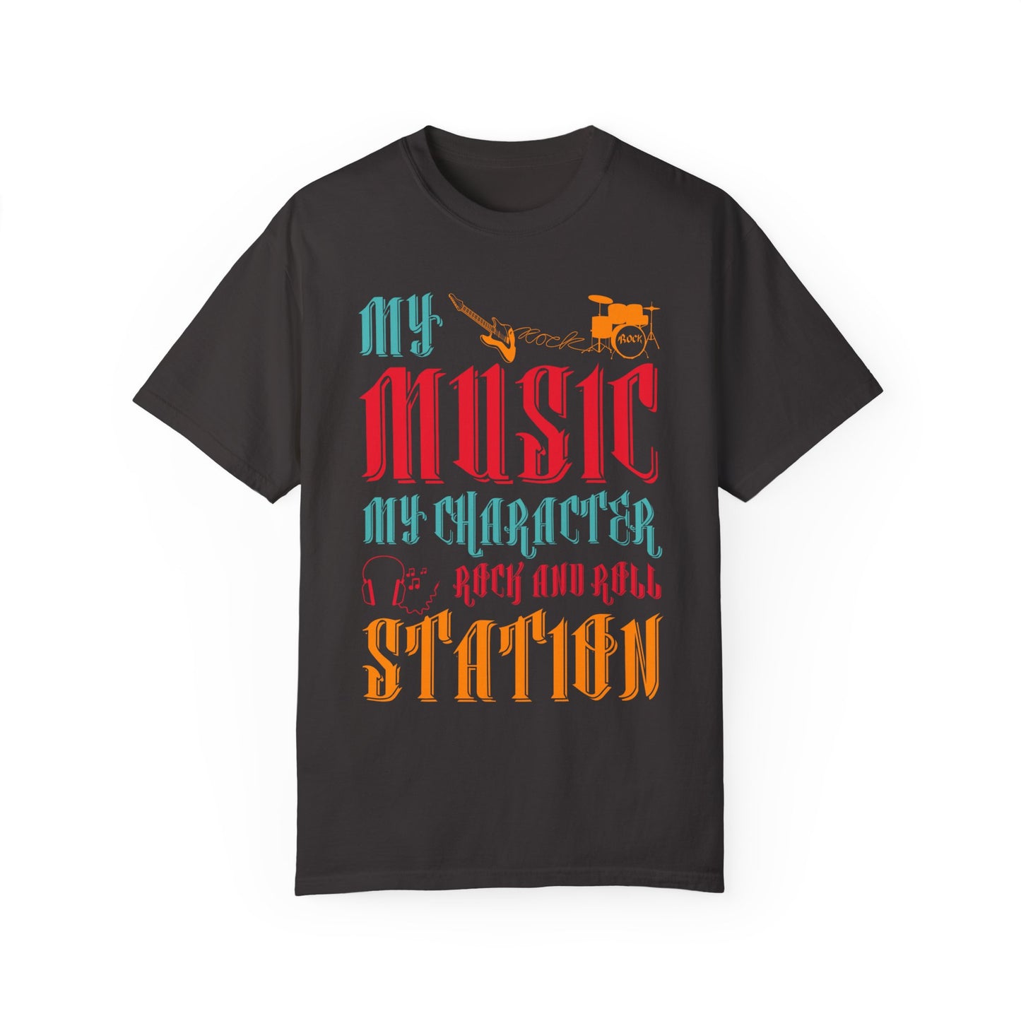 (Music)Unisex Garment-Dyed T-shirt