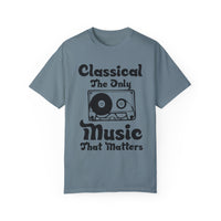 (Música)Camiseta unisex teñida en prenda