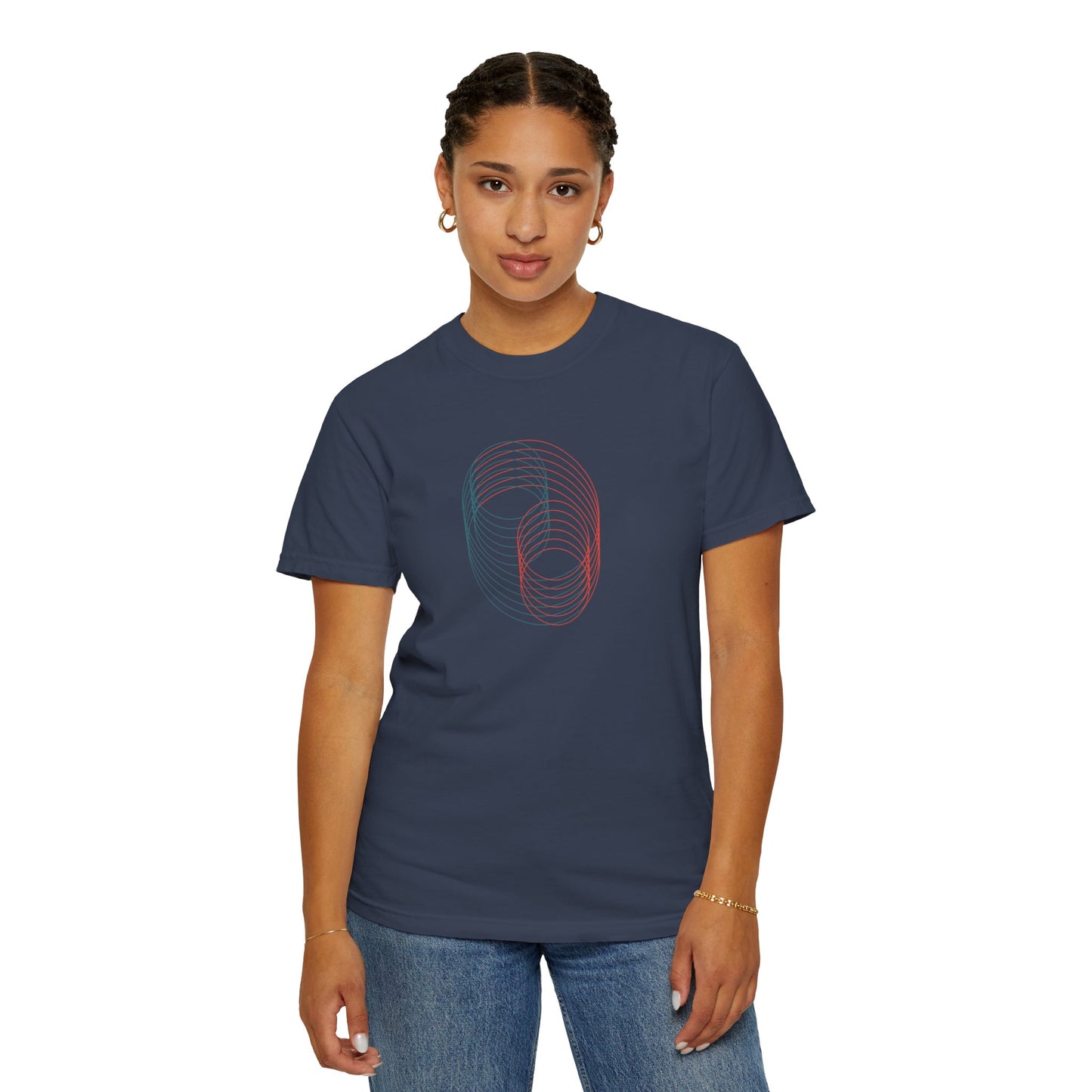 Geometry Unisex Garment-Dyed T-shirt