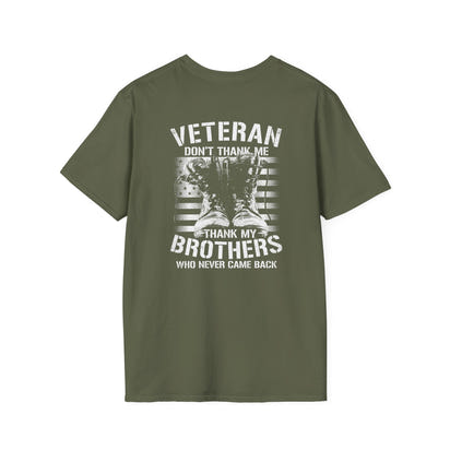 Unisex-T-Shirt im Militärstil