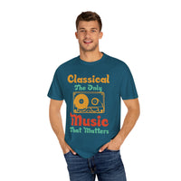 (Música)Camiseta unisex teñida en prenda