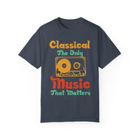 (Música)Camiseta unisex teñida en prenda