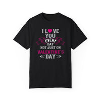 (Día de San Valentín) Camiseta unisex teñida en prenda