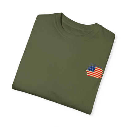 Militärisches Unisex-T-Shirt, stückgefärbt
