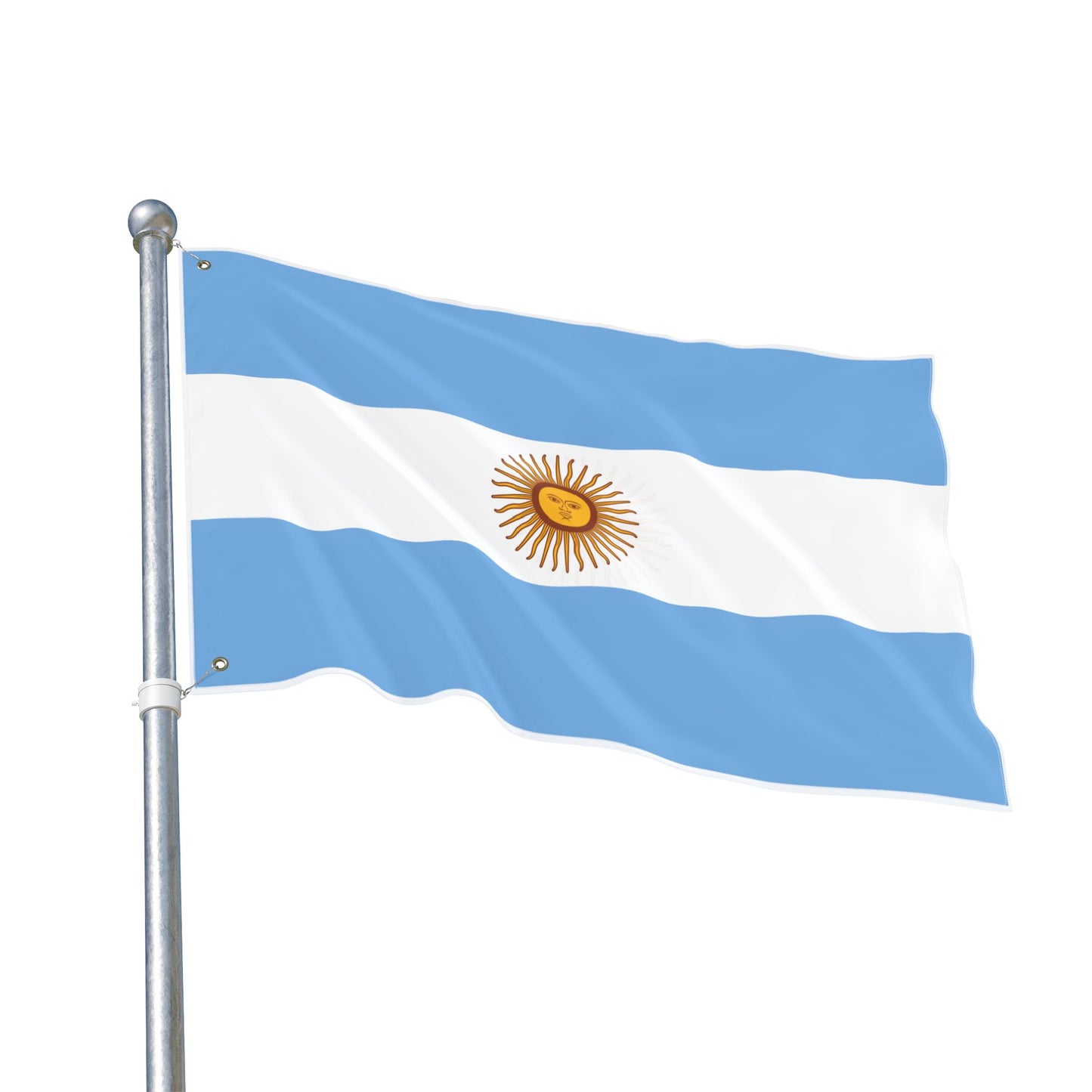 Bandera argentina de doble cara, decoración artesanal para el hogar, decoración de exteriores, pancarta para eventos deportivos, regalo único para los amantes de las banderas.