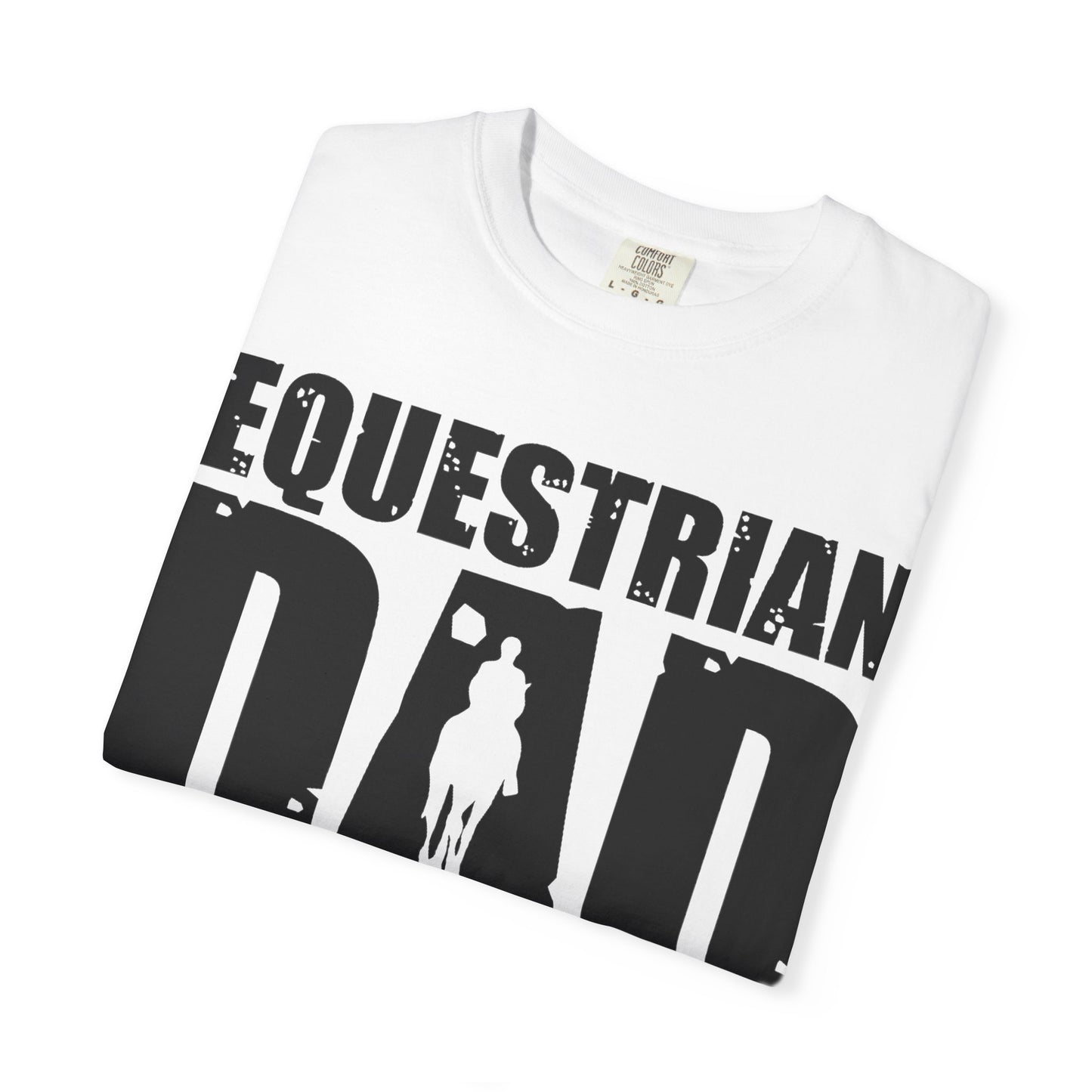 Camiseta para papá ecuestre, regalo único para el Día del Padre, regalo para amantes de los caballos, camiseta unisex informal, ropa para papá que monta a caballo