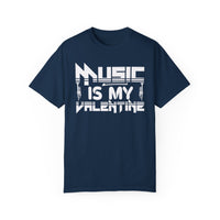 (Música)Camiseta unisex teñida en prenda