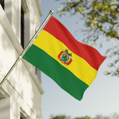 Doppelseitige Flagge – Bolivien, Dekorative Gartenflagge, Außenbanner, Heimdekoration, Flagge für Feierlichkeiten