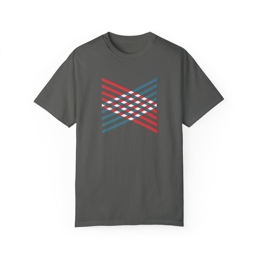 (Geometry)Unisex Garment-Dyed T-shirt